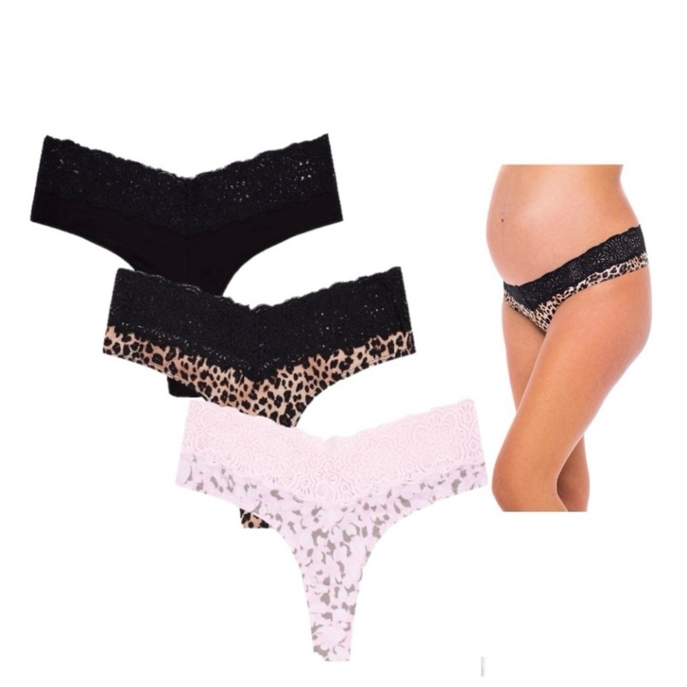 3-Pack Secret Treasures Women's Under-Belly Tongs Maternity Panty
Size XL-3XL